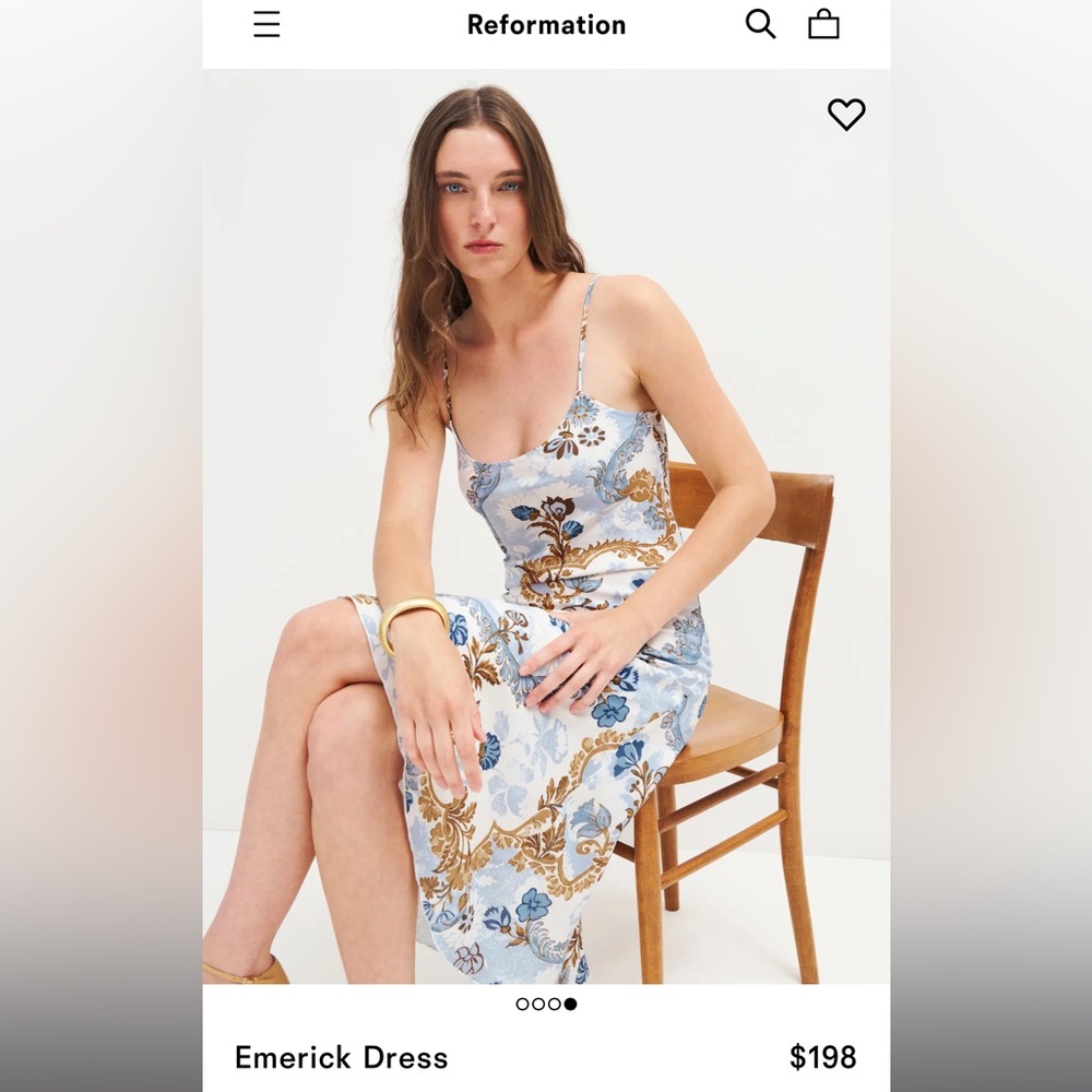 Reformation Emerick Slip Dress